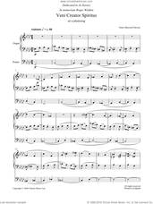 Cover icon of Veni Creator Spiritus sheet music for organ by Peter Maxwell Davies, classical score, intermediate skill level