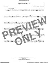 Cover icon of Nowhere Man sheet music for trombone solo by The Beatles, John Lennon and Paul McCartney, intermediate skill level