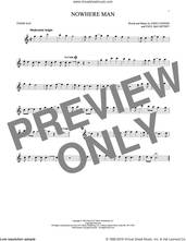 Cover icon of Nowhere Man sheet music for tenor saxophone solo by The Beatles, John Lennon and Paul McCartney, intermediate skill level