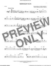 Cover icon of Midnight Sun sheet music for cello solo by Johnny Mercer, Lionel Hampton and Sonny Burke, intermediate skill level