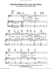 Cover icon of I Wonder Where Our Love Has Gone sheet music for voice, piano or guitar by Woodrow Buddy Johnson, intermediate skill level