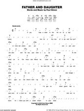 Cover icon of Father And Daughter sheet music for ukulele (chords) by Paul Simon, intermediate skill level