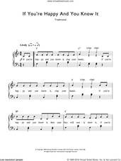 Cover icon of If You're Happy And You Know It sheet music for voice and piano by Alfred B. Smith, intermediate skill level