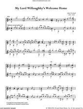 Cover icon of My Lord Willoughby's Welcome Home sheet music for guitar solo (chords) by John Dowland, easy guitar (chords)