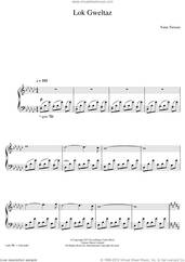 Cover icon of Lok Gweltaz sheet music for piano solo by Yann Tiersen, classical score, intermediate skill level
