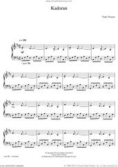 Cover icon of Kadoran sheet music for piano solo by Yann Tiersen, classical score, intermediate skill level