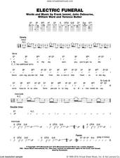Cover icon of Electric Funeral sheet music for ukulele (chords) by Black Sabbath, Frank Iommi, John Osbourne, Terrence Butler and William Ward, intermediate skill level