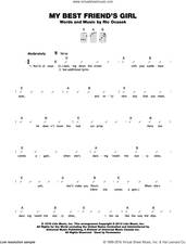 Cover icon of My Best Friend's Girl sheet music for ukulele (chords) by The Cars and Ric Ocasek, intermediate skill level