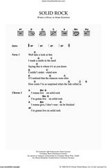 Cover icon of Solid Rock sheet music for guitar (chords) by Dire Straits and Mark Knopfler, intermediate skill level