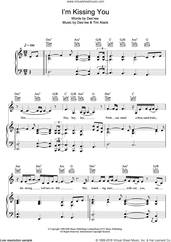 Cover icon of I'm Kissing You sheet music for voice, piano or guitar by Des'ree and Tim Atack, intermediate skill level