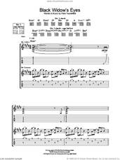 Cover icon of Black Widow's Eyes sheet music for guitar (tablature) by The Who and Pete Townshend, intermediate skill level