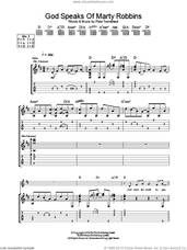 Cover icon of God Speaks Of Marty Robbins sheet music for guitar (tablature) by The Who and Pete Townshend, intermediate skill level