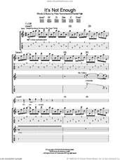 Cover icon of It's Not Enough sheet music for guitar (tablature) by The Who, Pete Townshend and Rachel Fuller, intermediate skill level
