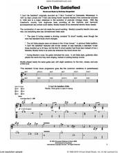 Cover icon of I Can't Be Satisfied sheet music for guitar (tablature) by Muddy Waters, intermediate skill level
