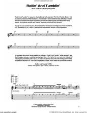 Cover icon of Rollin' And Tumblin' sheet music for guitar (tablature) by Muddy Waters and Eric Clapton, intermediate skill level