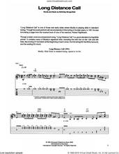 Cover icon of Long Distance Call sheet music for guitar (tablature) by Muddy Waters, intermediate skill level