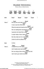 Cover icon of Prairie Wedding sheet music for guitar (chords) by Mark Knopfler, intermediate skill level