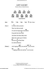 Cover icon of Get Lucky sheet music for guitar (chords) by Mark Knopfler, intermediate skill level