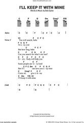 Cover icon of I'll Keep It With Mine sheet music for ukulele (chords) by Bob Dylan, intermediate skill level