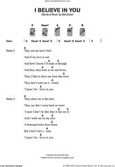 Cover icon of I Believe In You sheet music for voice, piano or guitar by Bob Dylan, intermediate skill level
