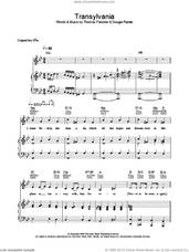 Cover icon of Transylvania sheet music for voice, piano or guitar by McFly, Dougie Poynter and Thomas Fletcher, intermediate skill level