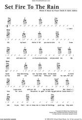 Cover icon of Set Fire To The Rain sheet music for ukulele (chords) by Adele, Adele Adkins and Fraser T. Smith, intermediate skill level