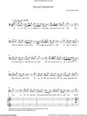 Cover icon of The Bitter Withy (from 'Four Traditional Songs') sheet music for voice, piano or guitar by Nico Muhly, classical score, intermediate skill level