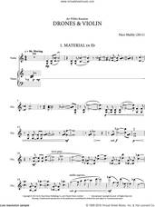 Cover icon of Drones And Violin sheet music for voice and other instruments (fake book) by Nico Muhly, classical score, intermediate skill level
