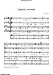 Cover icon of O Sacrum Convivium sheet music for choir by Giovanni Croce, classical score, intermediate skill level