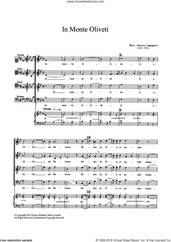 Cover icon of In Monte Oliveti sheet music for choir by Marc Antonio Ingegneri, classical score, intermediate skill level