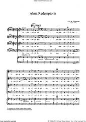 Cover icon of Alma Redemptoris sheet music for choir by Giovanni Palestrina, classical score, intermediate skill level