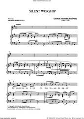 Cover icon of Silent Worship (from Tolmeo HWV25) sheet music for voice and piano by George Frideric Handel, classical score, intermediate skill level