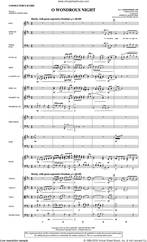 Cover icon of O Wondrous Night sheet music for orchestra/band (full score) by Joseph M. Martin, intermediate skill level