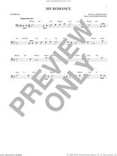 Cover icon of My Romance sheet music for trombone solo by Rodgers & Hart, Lorenz Hart and Richard Rodgers, intermediate skill level