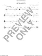 Cover icon of My Romance sheet music for trumpet solo by Rodgers & Hart, Lorenz Hart and Richard Rodgers, intermediate skill level
