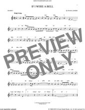 Cover icon of If I Were A Bell sheet music for trumpet solo by Frank Loesser, intermediate skill level