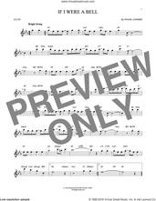 Cover icon of If I Were A Bell sheet music for flute solo by Frank Loesser, intermediate skill level