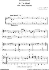 Cover icon of In The Mood sheet music for piano solo by Paul Englishby, Andy Razaf and Joe Garland, intermediate skill level