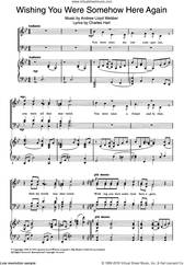 Cover icon of Wishing You Were Somehow Here Again (from The Phantom Of The Opera) sheet music for choir by Andrew Lloyd Webber and Charles Hart, intermediate skill level