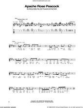 Cover icon of Apache Rose Peacock sheet music for guitar (tablature) by Red Hot Chili Peppers, Anthony Kiedis, Chad Smith, Flea and John Frusciante, intermediate skill level