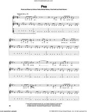 Cover icon of Pea sheet music for guitar (tablature) by Red Hot Chili Peppers, Anthony Kiedis, Chad Smith, David Navarro and Flea, intermediate skill level