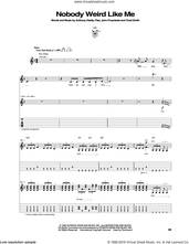 Cover icon of Nobody Weird Like Me sheet music for guitar (tablature) by Red Hot Chili Peppers, Anthony Kiedis, Chad Smith, Flea and John Frusciante, intermediate skill level