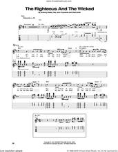 Cover icon of The Righteous And The Wicked sheet music for guitar (tablature) by Red Hot Chili Peppers, Anthony Kiedis, Chad Smith, Flea and John Frusciante, intermediate skill level