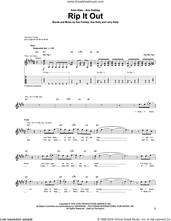 Cover icon of Rip It Out sheet music for guitar (tablature) by KISS, Ace Frehley, Larry Kelly and Sue Kelly, intermediate skill level