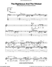Cover icon of The Righteous And The Wicked sheet music for bass (tablature) (bass guitar) by Red Hot Chili Peppers, Anthony Kiedis, Chad Smith, Flea and John Frusciante, intermediate skill level