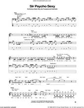 Cover icon of Sir Psycho Sexy sheet music for bass (tablature) (bass guitar) by Red Hot Chili Peppers, Anthony Kiedis, Chad Smith, Flea and John Frusciante, intermediate skill level