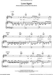 Cover icon of Love Again sheet music for voice, piano or guitar by Rae Morris and James Eliot, intermediate skill level