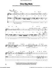 Cover icon of One Big Mob sheet music for bass (tablature) (bass guitar) by Red Hot Chili Peppers, Anthony Kiedis, Chad Smith, David Navarro and Flea, intermediate skill level