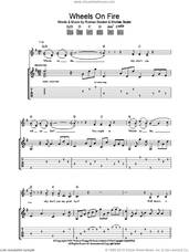 Cover icon of Wheels On Fire sheet music for guitar (tablature) by The Magic Numbers, Michele Stodart and Romeo Stodart, intermediate skill level