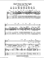 Cover icon of Don't Give Up The Fight sheet music for guitar (tablature) by The Magic Numbers and Romeo Stodart, intermediate skill level